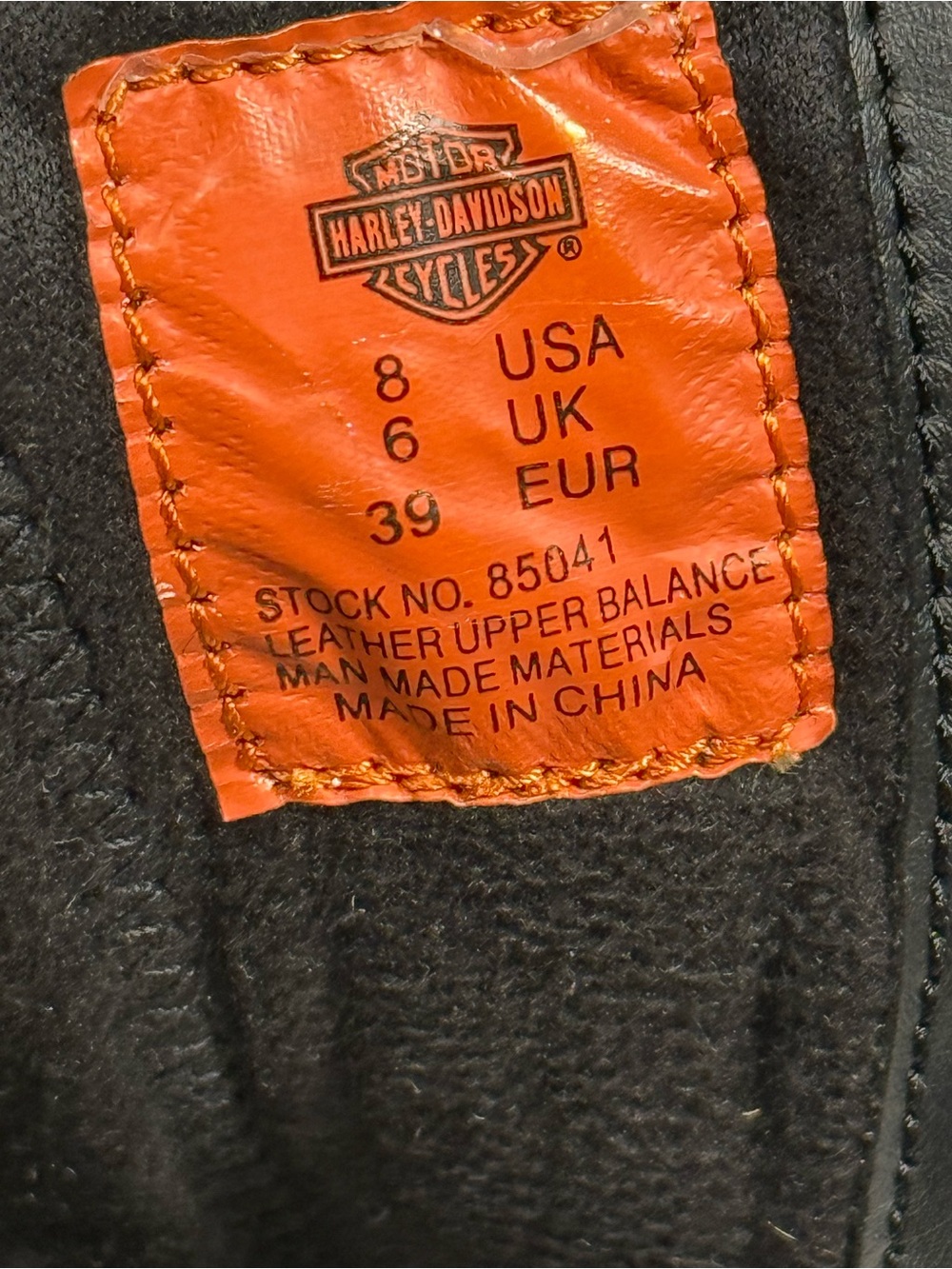 Harley Davidson Womens 8 Serita Black Leather Moto Harness Boots Biker Side Zip - Picture 11 of 15